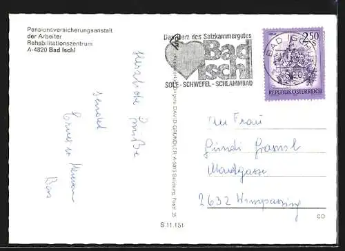 AK Bad Ischl, Pensionsversicherungsanstalt der Arbeiter