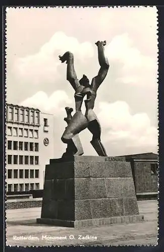 AK Rotterdam, Monument O. Zadkine