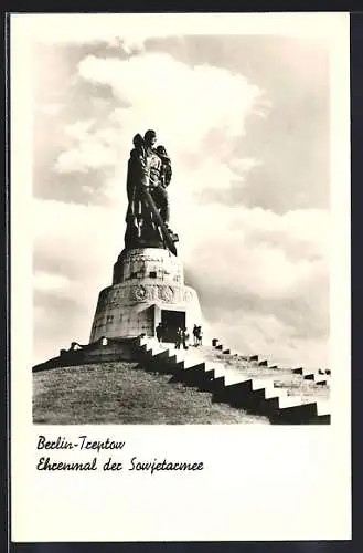 Leporello-AK Berlin-Treptow, Ehrenmal der Sowjetarmee