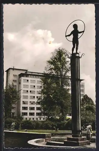 AK Lübeck, Blick vom Wall auf die Landesversicherungsanstalt