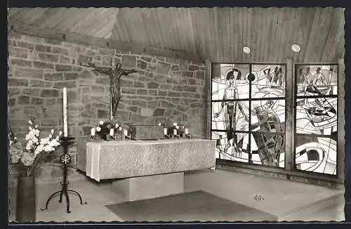 AK Friedrichshafen /Bodensee, Don-Bosco-Haus, Innenansicht