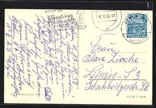 AK Berlin, Wohnblock D-E Nord in der Stalin-Allee