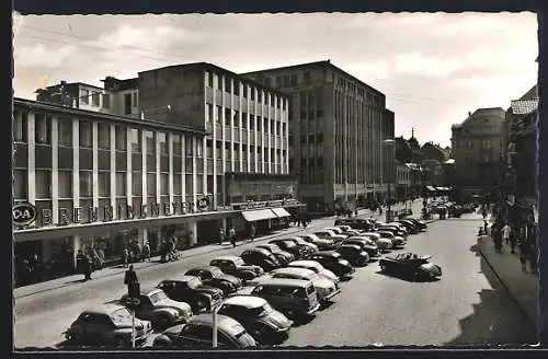 AK Recklinghausen, Strasse am Markt mit C & A-Filiale