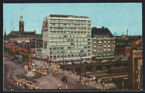 AK Kobenhavn, Vesterbros Passage, Strassenbahn