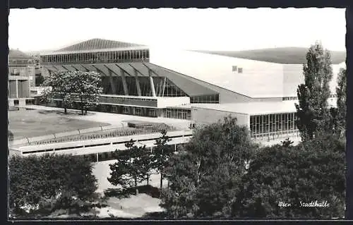 AK Wien, Stadthalle aus der Vogelschau