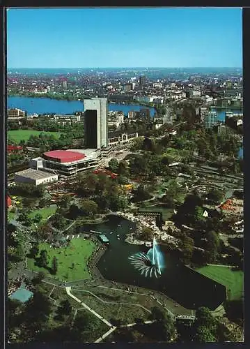 AK Hamburg, Blick vom Fernsehturm