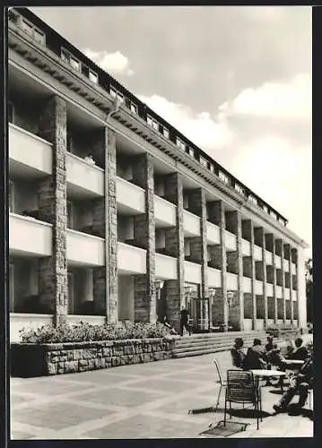AK Bad Brambach, Julius-Fucik-Haus mit Südterrasse