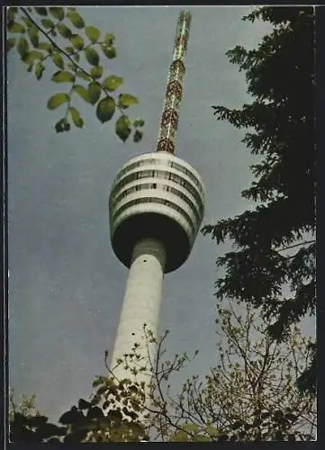 AK Stuttgart, Fernsehturm mit Turmrestaurant