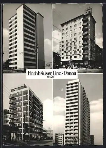 AK Linz /Donau, Nordstern Brau-AG, Hochhäuser