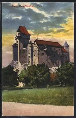 AK Liechtenstein, Blick auf die Burg