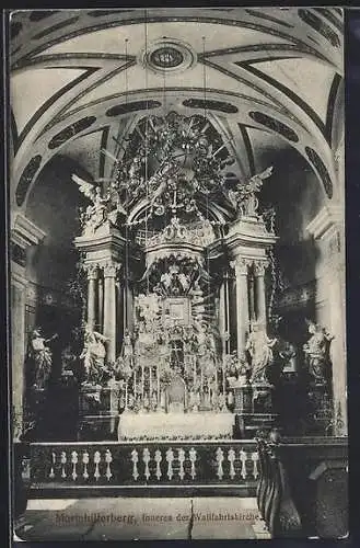 AK Gutenstein /N.-Oe., Mariahilferberg, Inneres der Wallfahrtskirche