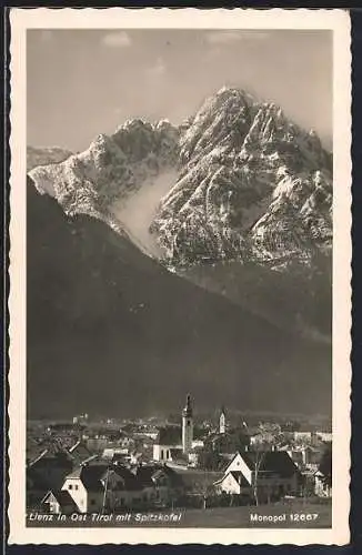 AK Lienz, Teilansicht m. Spitzkofel