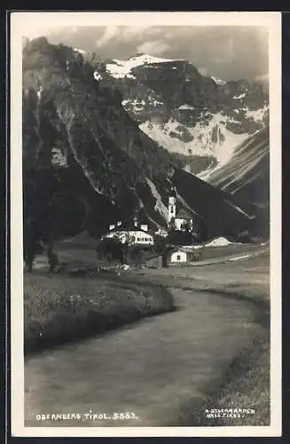 AK Obernberg, Blick zum Ort