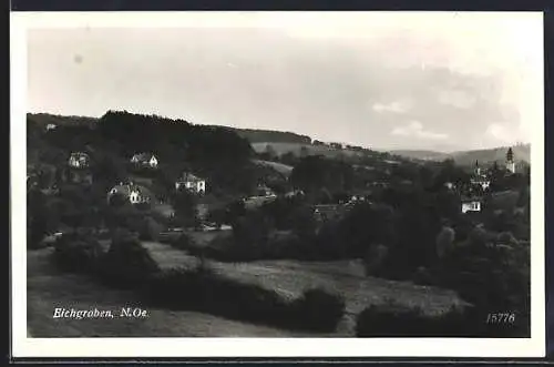 AK Eichgraben /N. Oe., Ortsansicht aus der Vogelschau