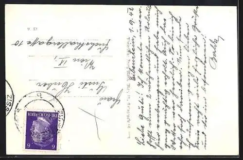 AK Raabs an der Thaya, Eibenstein an der Thaya aus der Vogelschau