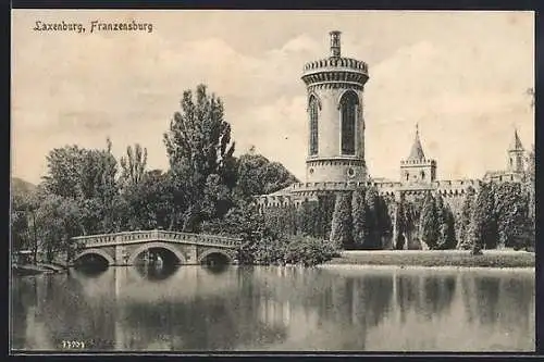 AK Laxenburg, Blick auf die Franzensburg