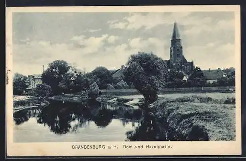 AK Brandenburg a. H., Dom & Havelpartie