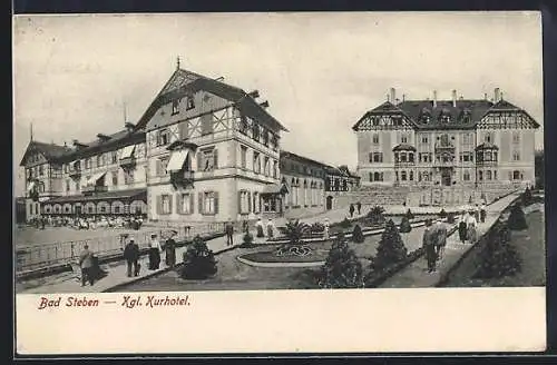AK Bad Steben, Königl. Kurhotel