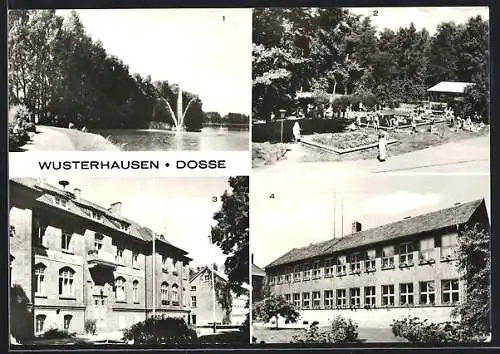 AK Wusterhausen / Dosse, Am See, Kinderkurheim Georgi Dimitroff