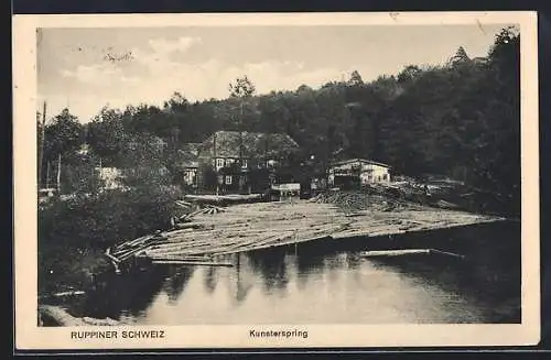 AK Neuruppin, Kunsterspring, Uferpartie