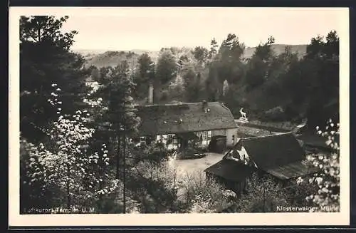 AK Templin / Uckermark, Gasthaus Klosterwalder Mühle