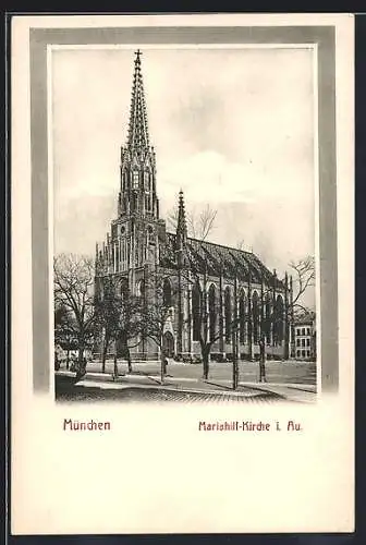 AK München, Bogenhausen, Mariahilf-Kirche