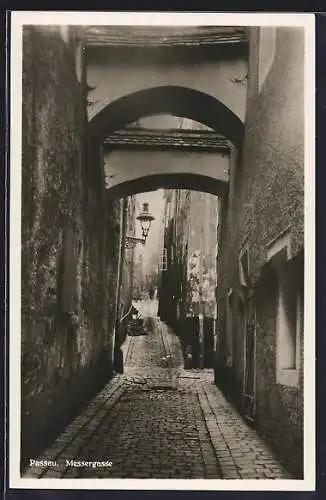 AK Passau, alte Gasse