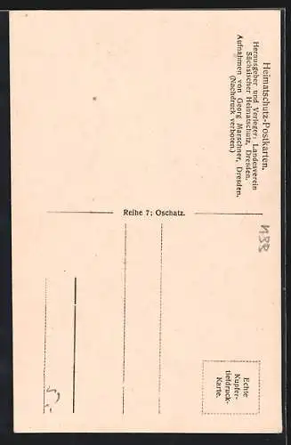 AK Oschatz, Rathaus und Turm