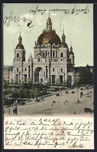 AK Berlin, Blick auf den Dom