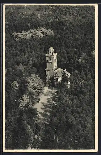 AK Bad Schmiedeberg, Luftaufnahme vom Aussichtsturm von Paul Kielstein