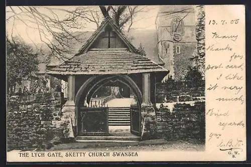 AK Swansea, The Lych Gate, Sketty Church