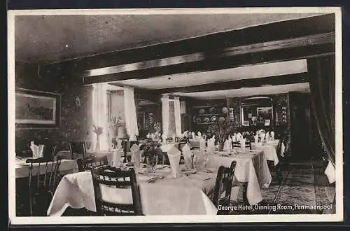 AK Penmaenpool, George Hotel Dining Room