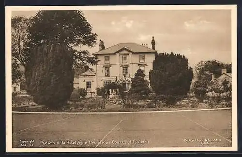 AK Llanberis, Padarn Villa Hotel from the Tennis Courts