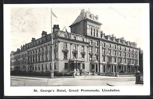 AK Llandudno, St. George`s Hotel, Grand Promenade