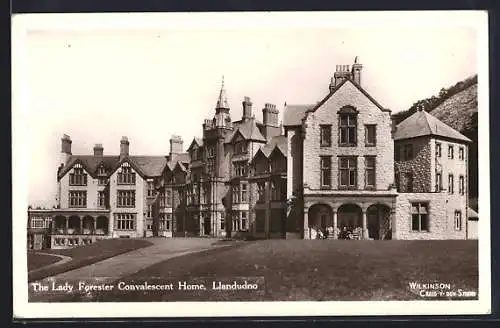 AK Llandudno, The Lady Forester Convalescent Home