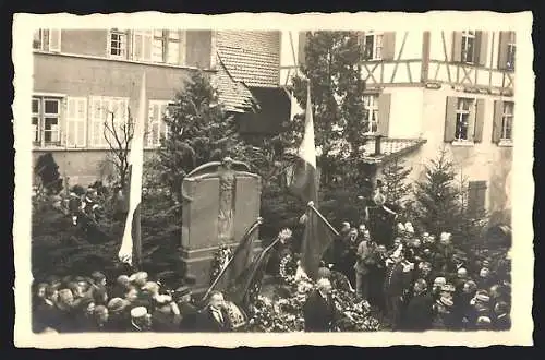 AK Riquewihr, Monument des Victimes de la Guerre, Inauguration 1923
