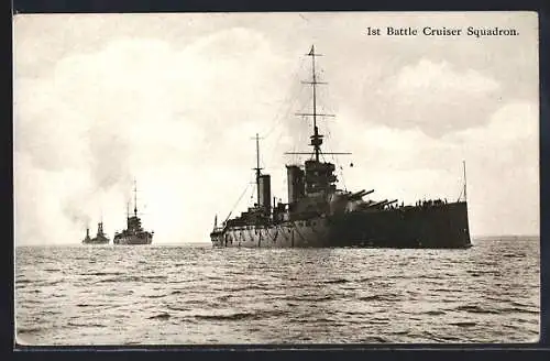 AK 1st Battle Cruiser Squadron, Kriegsschiffe