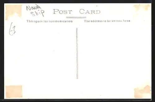 AK Kriegsschiff HMS Ramillies auf See