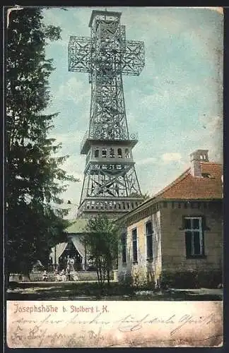 AK Stolberg i. H., Aussichtsturm auf der Josephshöhe