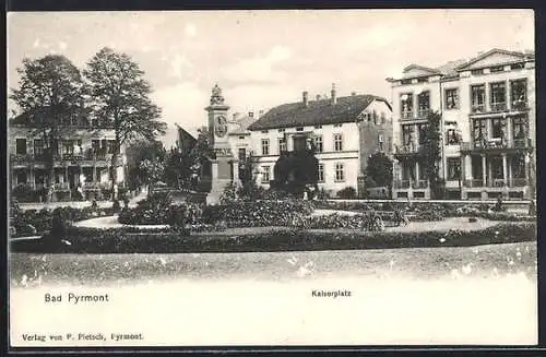 AK Bad Pyrmont, Kaiserplatz