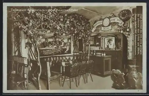 AK Assmannshausen a. Rhein, Hotel alte Bauernschänke, Bes. Alfred Prokop