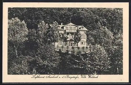 AK Auerbach a. d. Bergstrasse, Villa Waldruh