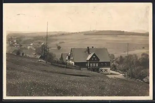 AK Lauenstein /Sa., Schülerheim der Dresdner Kaufmannschaft