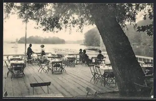 AK Eutin, Terrasse im Voss Haus