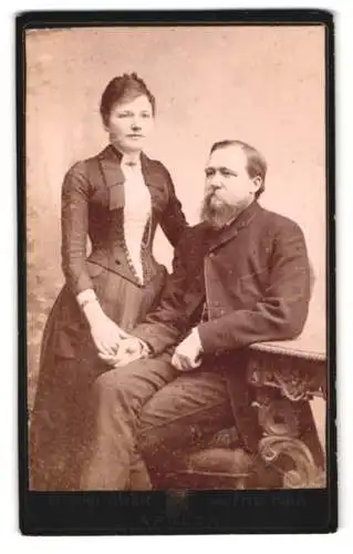 Fotografie Fritz Rath, Apolda, Schötener Promenade, Portrait eines Paares