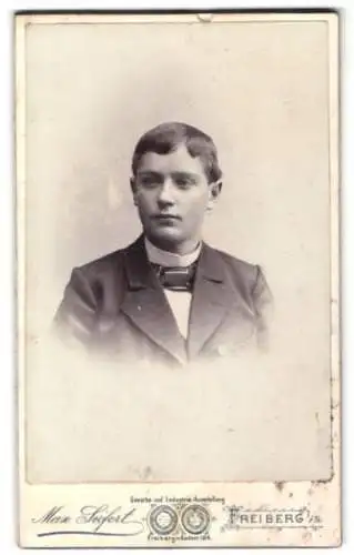 Fotografie Max Seifert, Freiberg, Bahnhofstr. 18, Porträt eines Jugendlichen