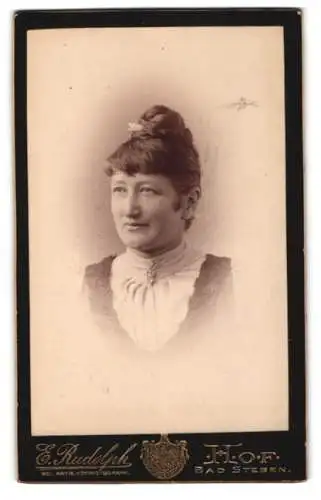Fotografie E. Rudolph, Bad Steben, Portrait einer Frau