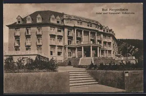 AK Bad Mergentheim, Hotel und Kuranstalt Hohenlohe