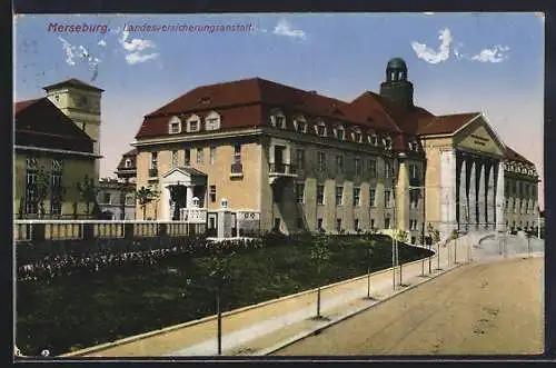 AK Merseburg, Landesversicherungsanstalt mit Strasse