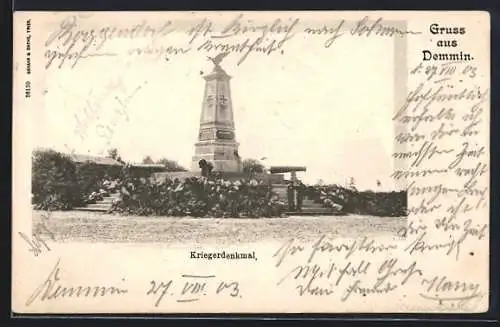 AK Demmin, Das Kriegerdenkmal